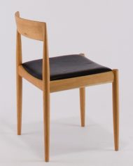 e2 KK #4110 chair, oak w leather